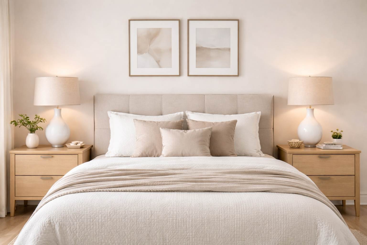 balanced bedroom feng shui