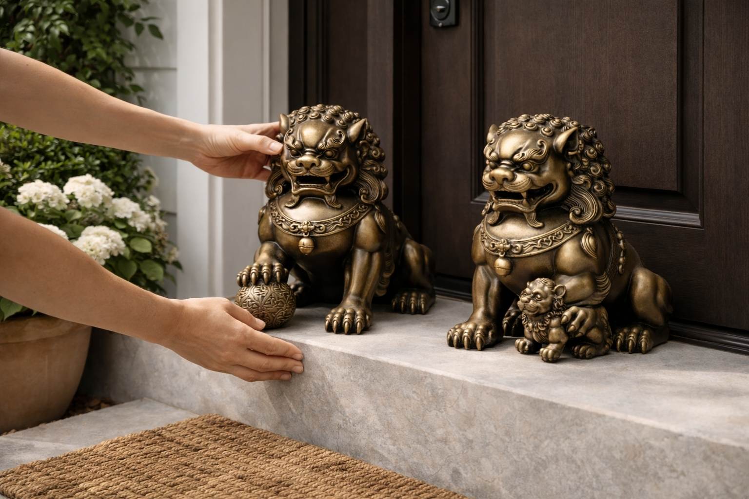 chinese guardian lions