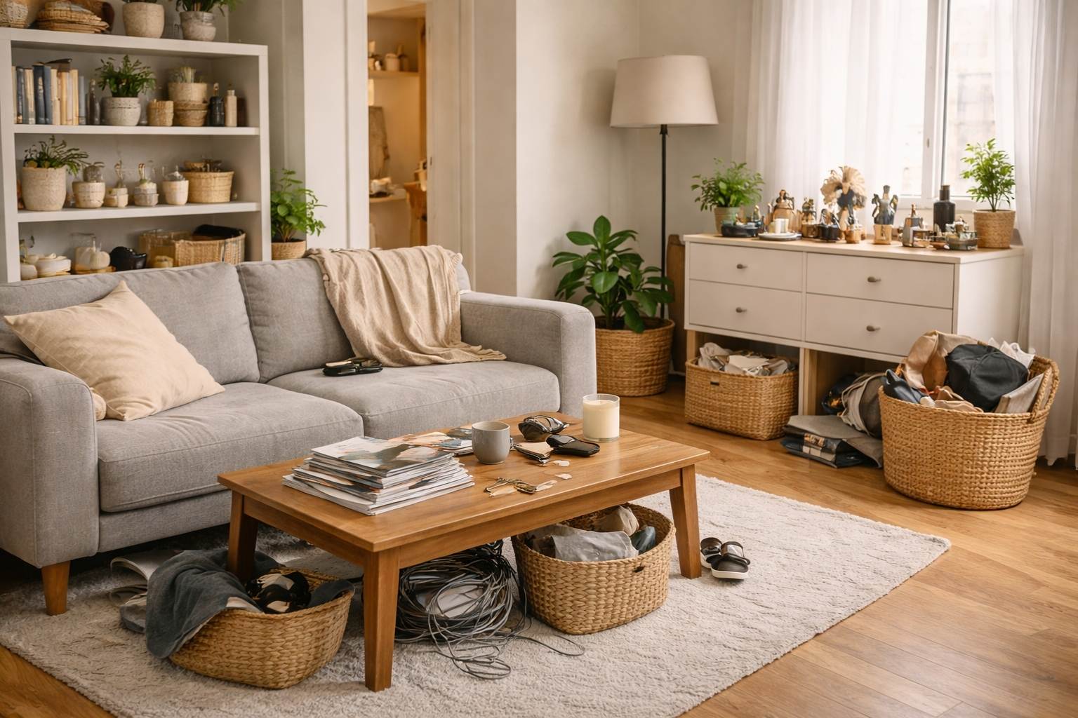 clutter and stagnant energy