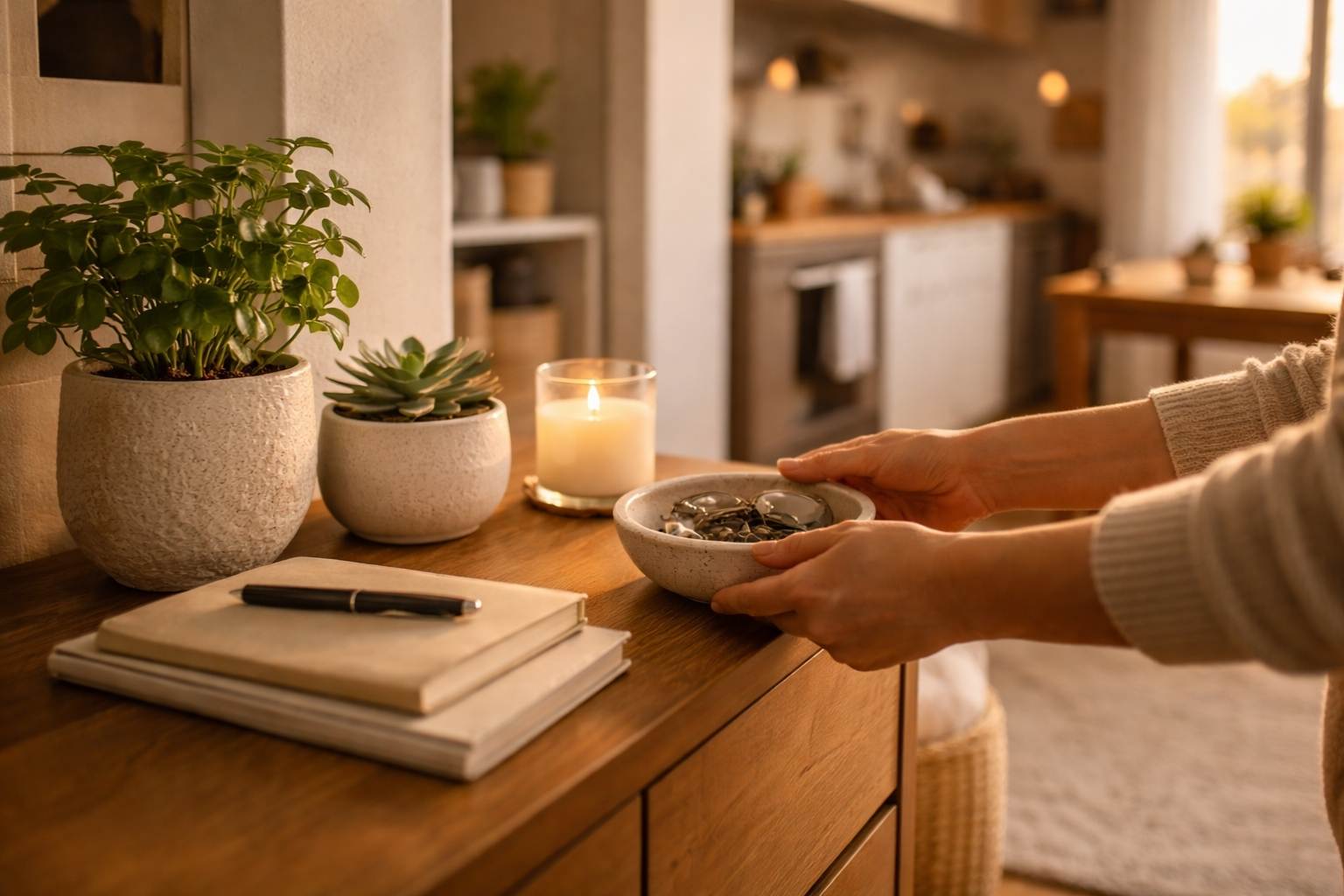 create flow in small spaces