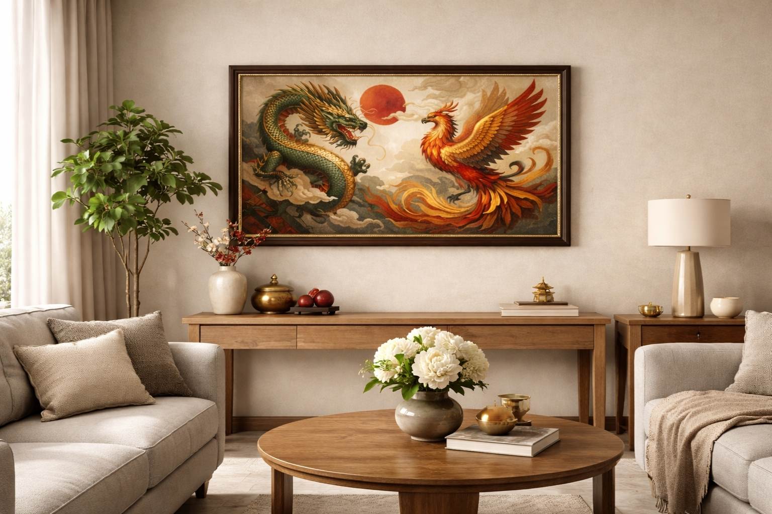 dragon and phoenix home decor