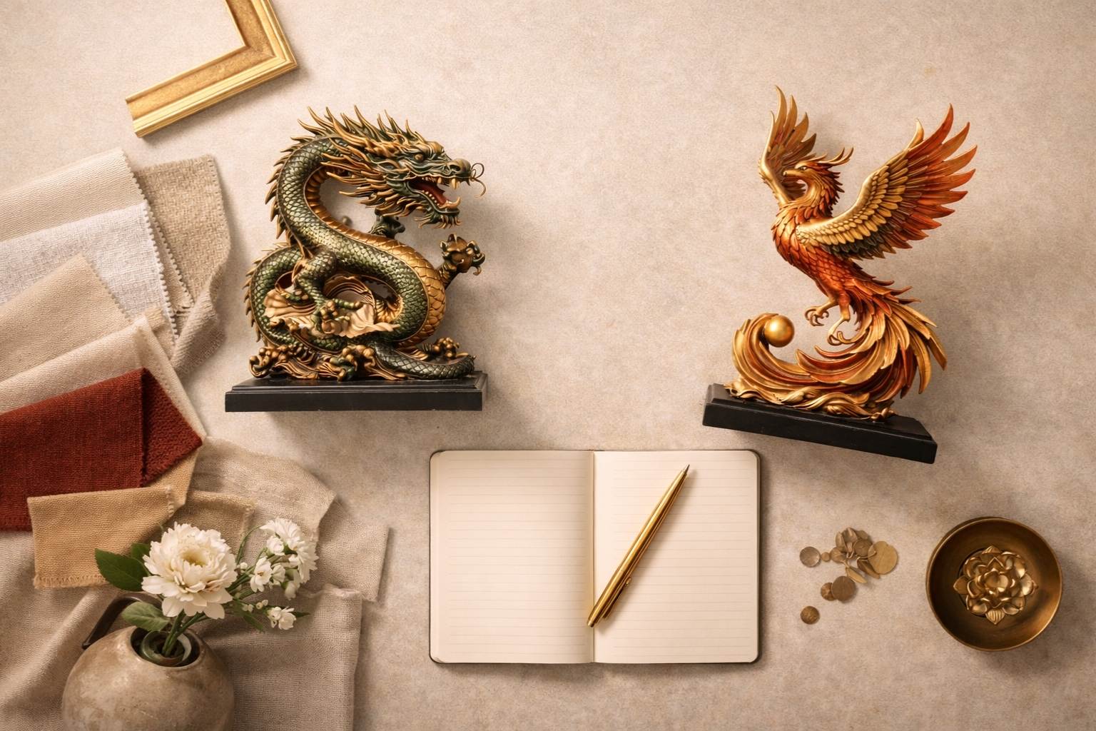 dragon and phoenix placement