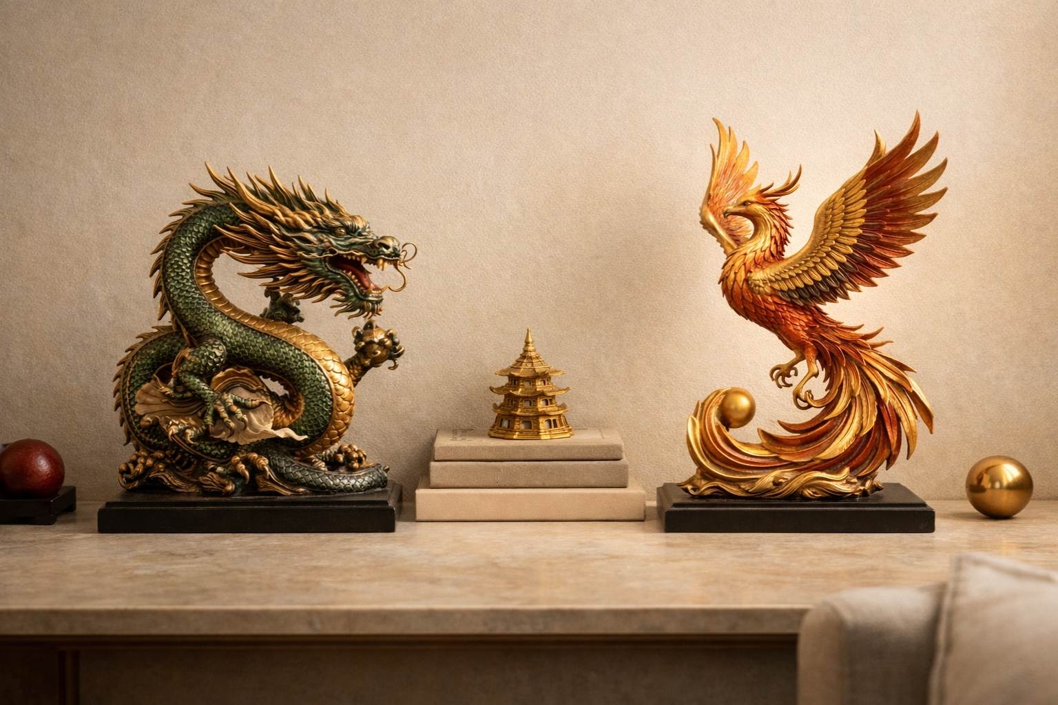 dragon and phoenix symbol