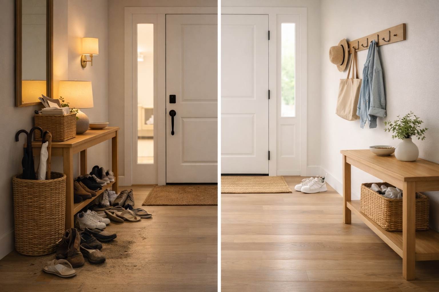 entryway clutter tips