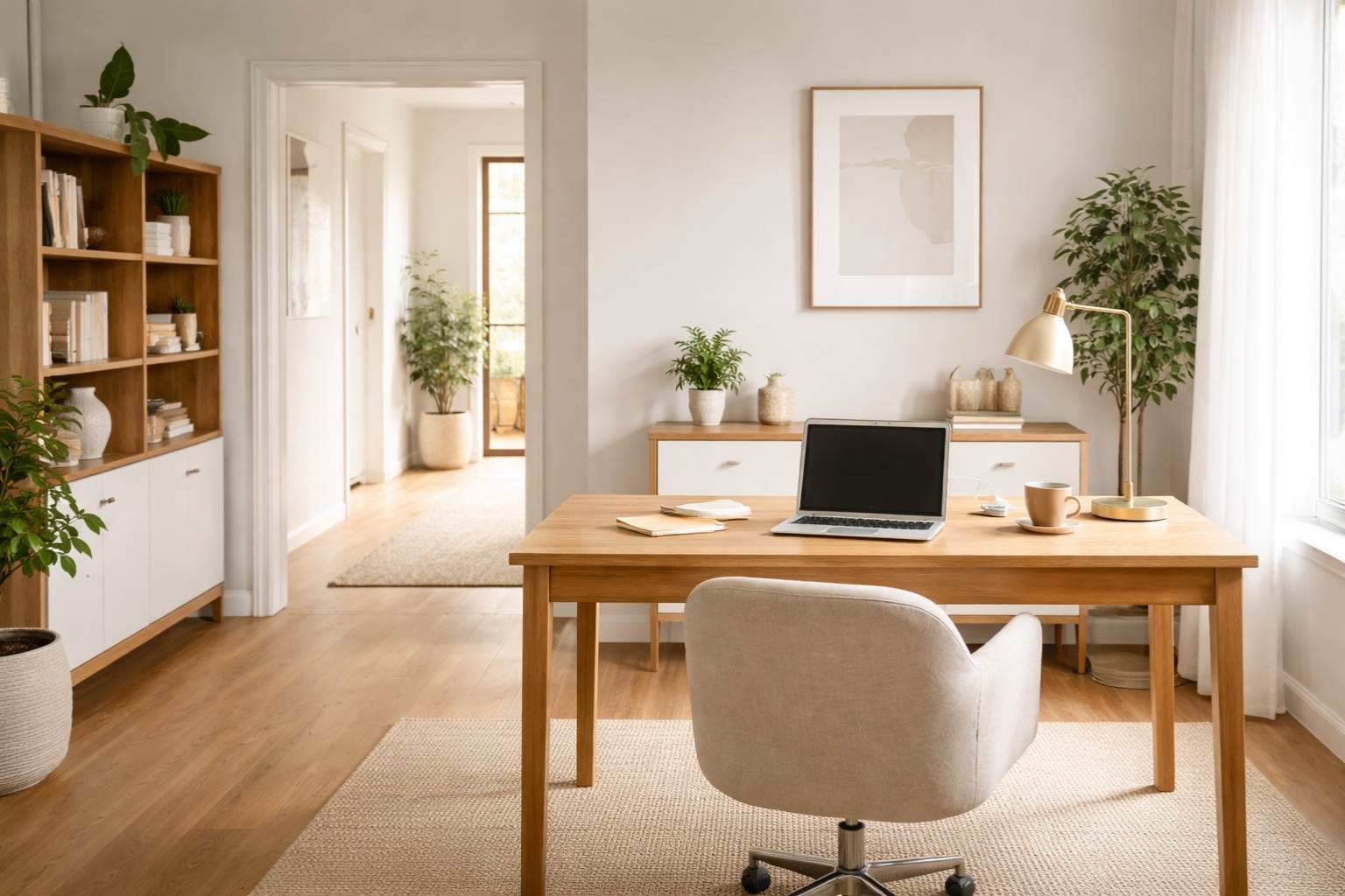 feng shui desk placement
