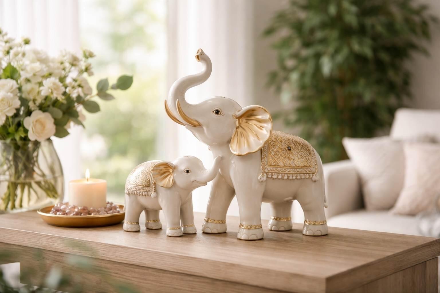 feng shui elephant trunk up meaning