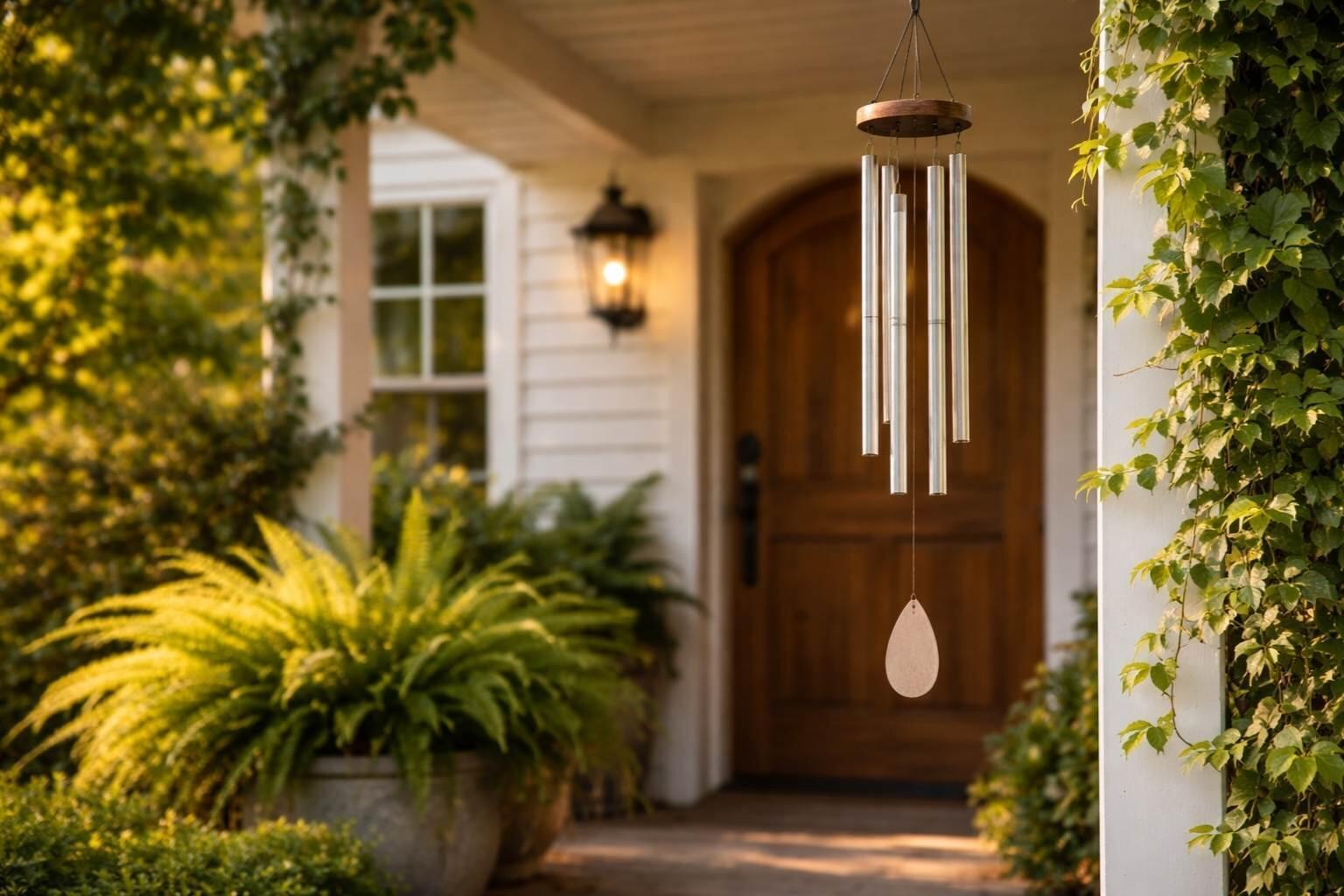 feng shui wind chime front door