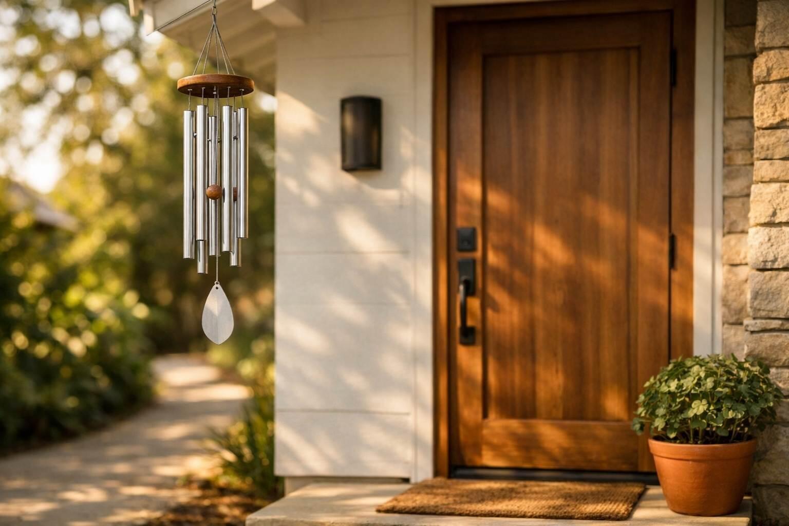 feng shui wind chime northwest sector