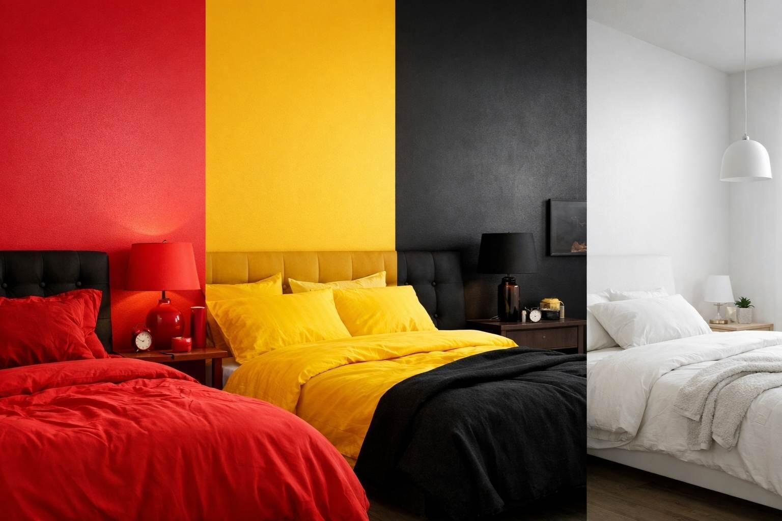 feng shui yin energy bedroom palette