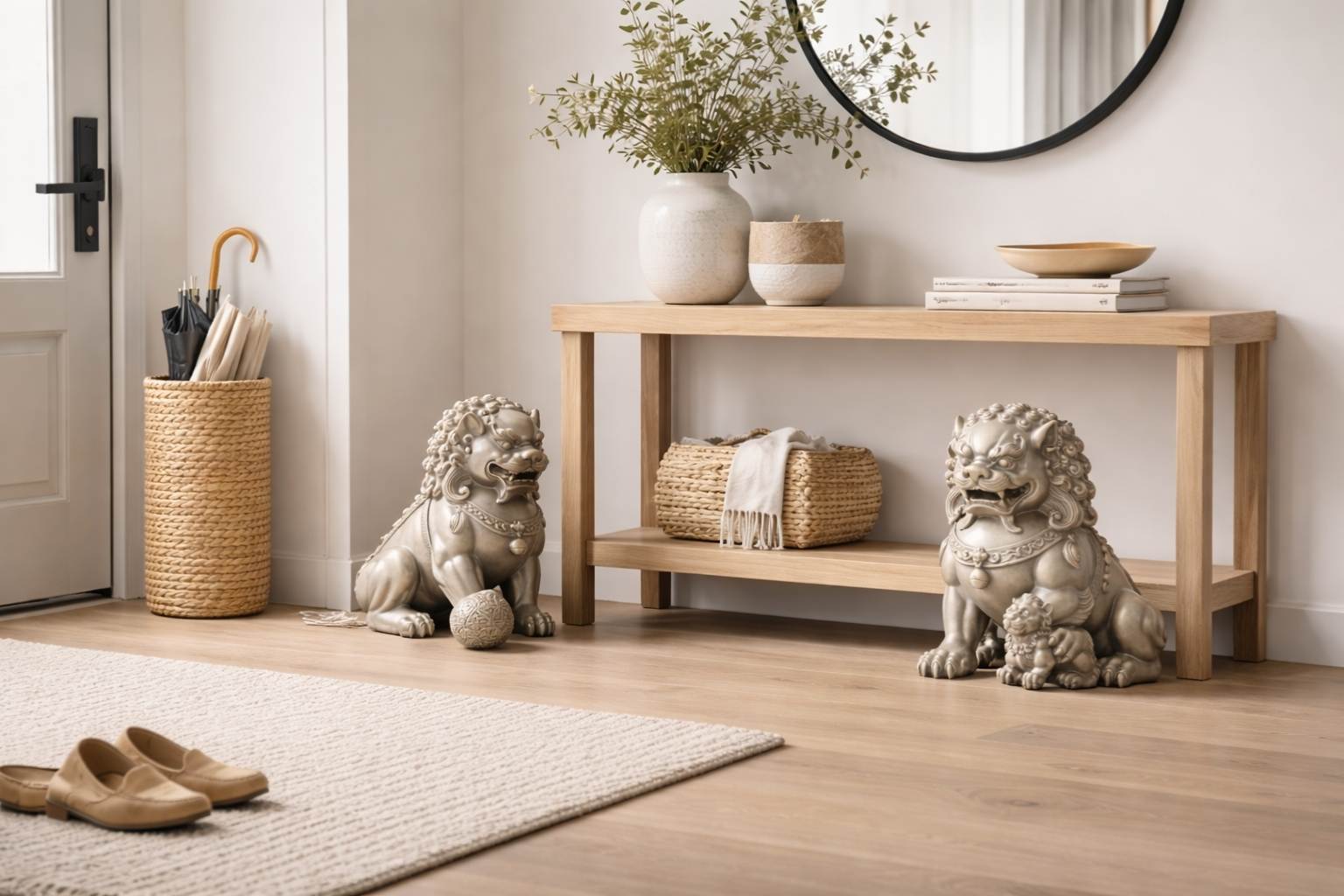 front door feng shui protection