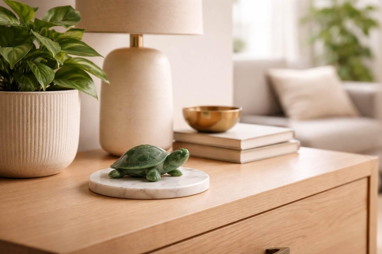 jade turtle figurine feng shui