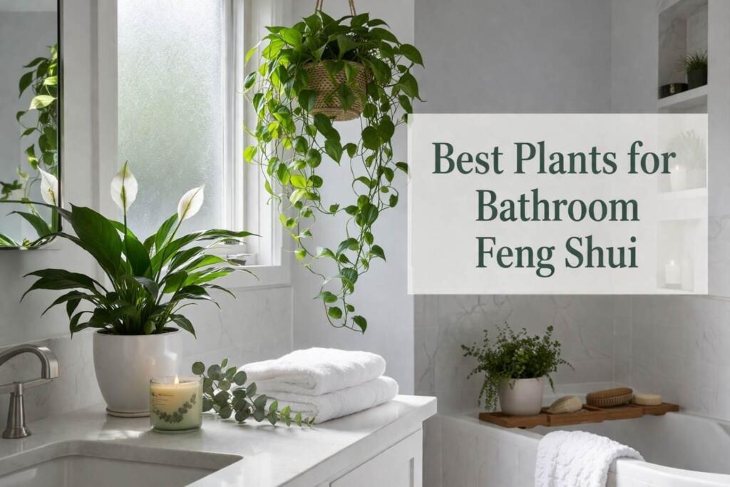 feng shui bathroom plants