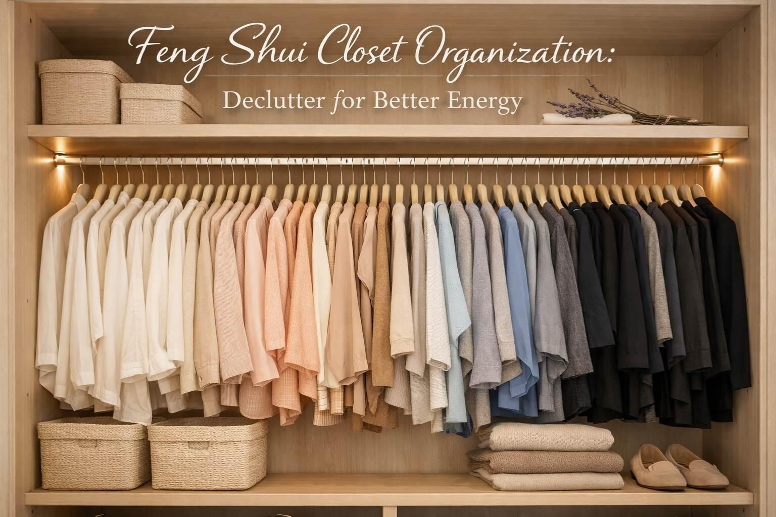 Feng Shui Closet Organization: Declutter for Better Energy