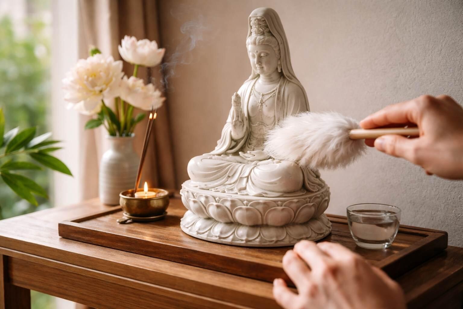 guan yin figurine feng shui