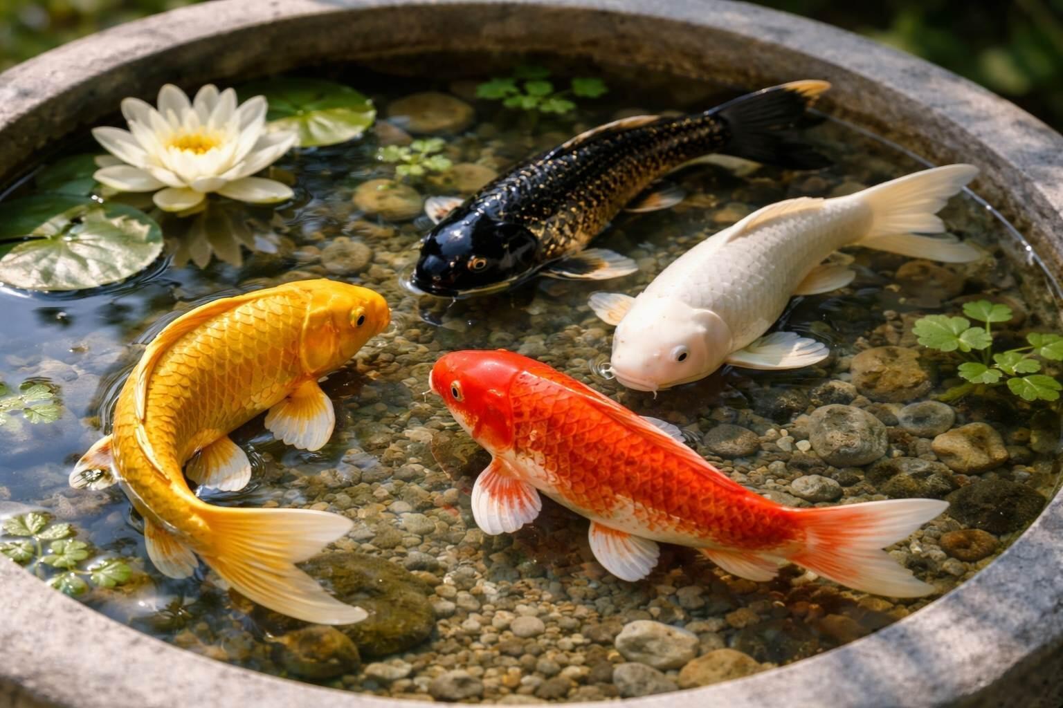 koi fish feng shui number
