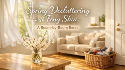 spring decluttering feng shui