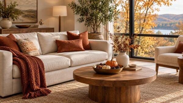 autumn feng shui living room
