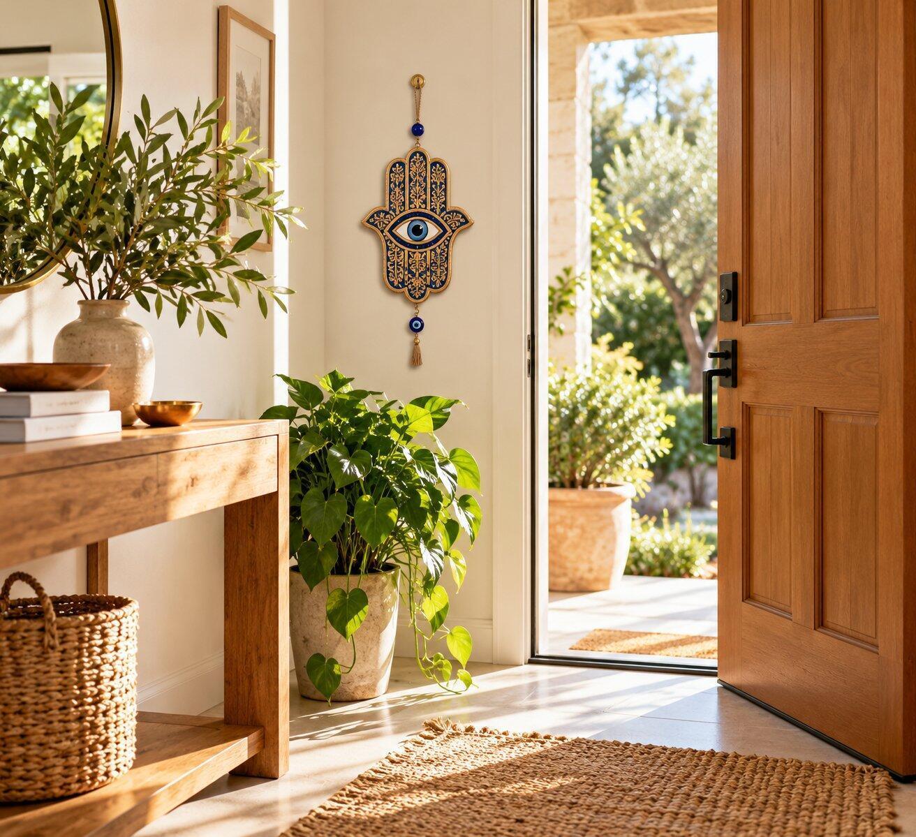 hamsa hand placement at home