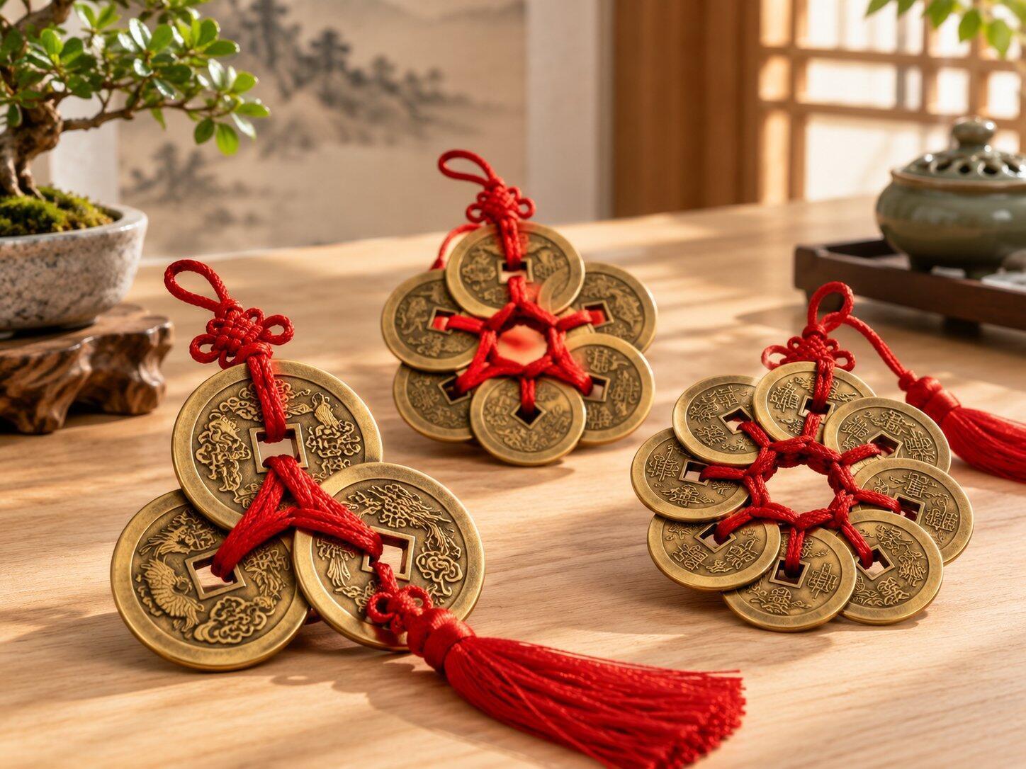 how many feng shui coins to use