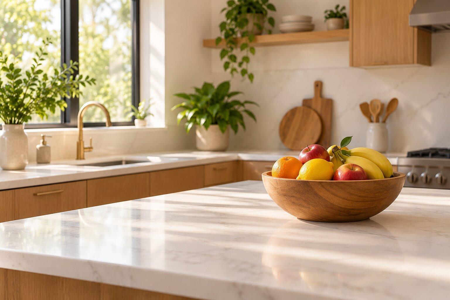 kitchen clear countertops