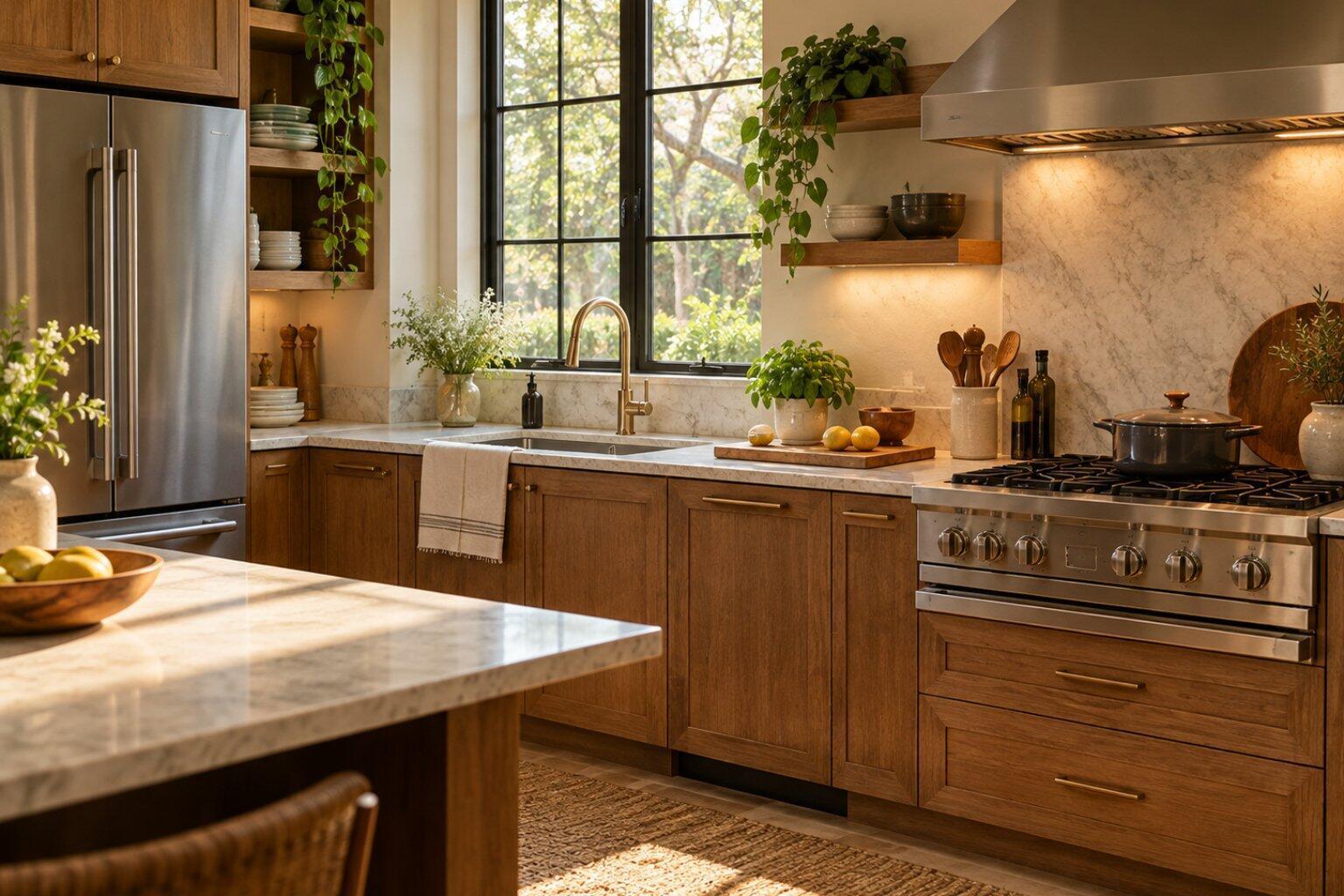 kitchen work triangle balance